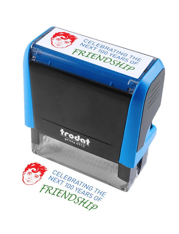 Multicolor Stamp, Custom Stamp With 2 or 3 Ink Color