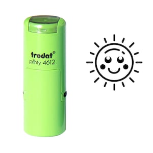 Lächelnde Sonne Stempel