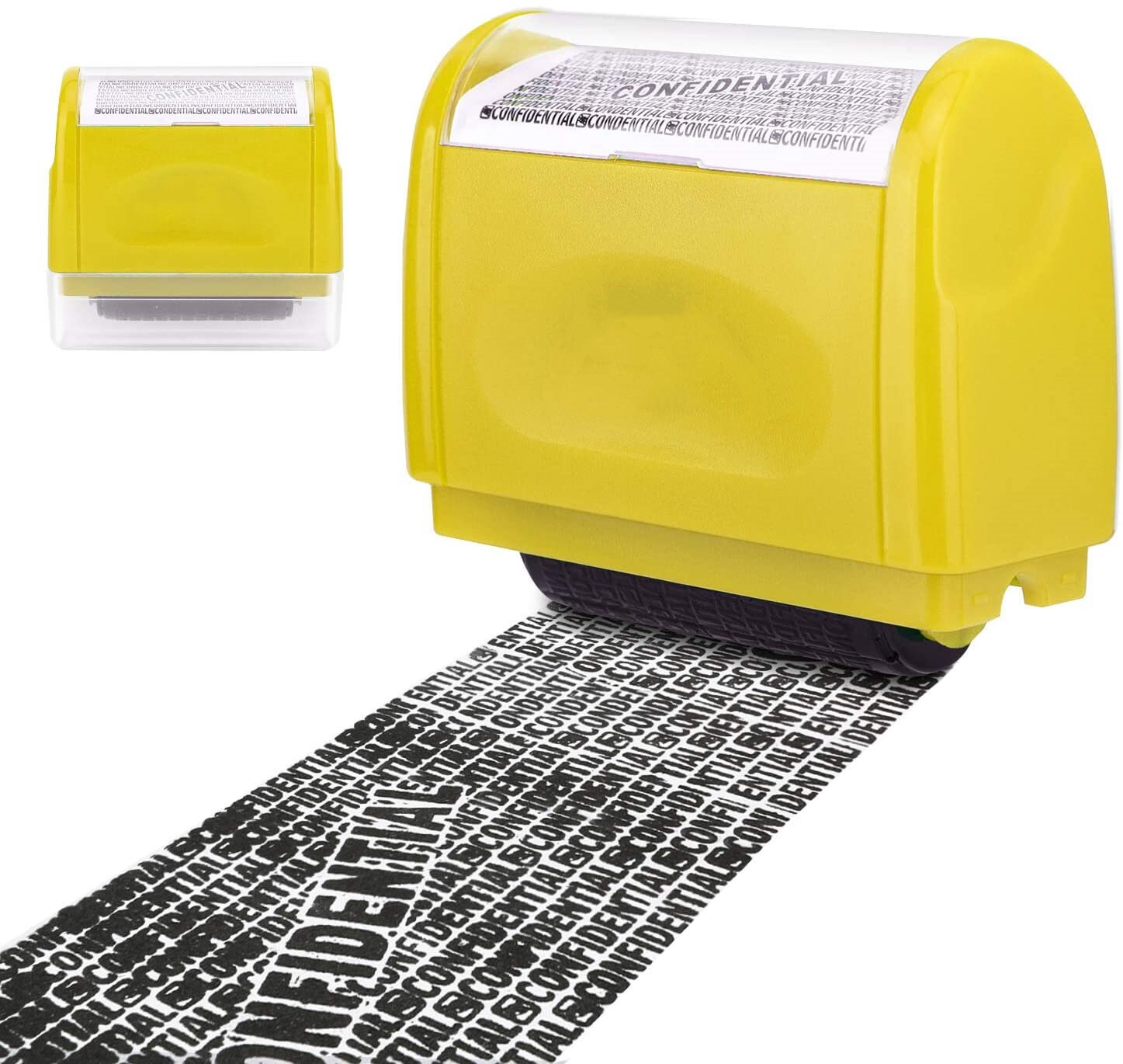 Wide Roller Stamp Identity Theft Stamp 1.5 Inch Perfect for Privacy Protection