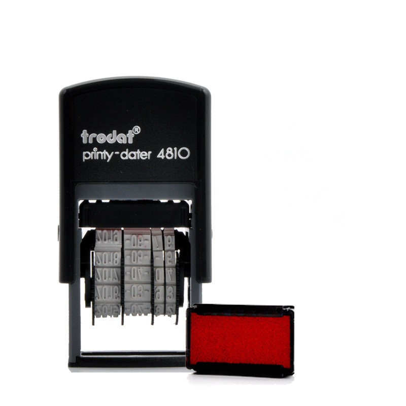 Trodat 4810 date stamp Changeable DateSmall Date Stamp Etsy