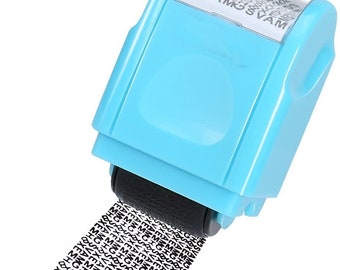 Miseyo Identity Theft Protection Roller Stamp Guard Your ID - White(3 Refill Ink Included - View #6