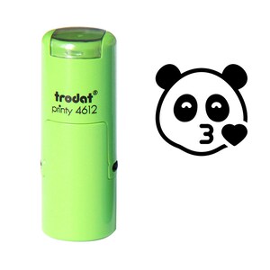 Kiss Panda Stamp