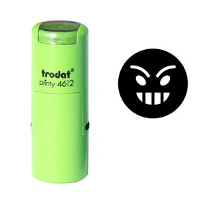 Sello emoji enojado