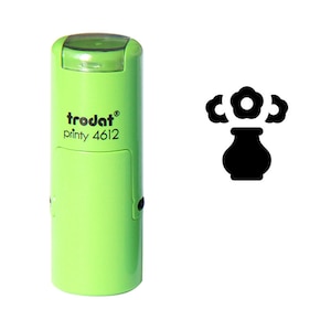 Blumenvase Stempel
