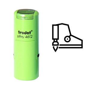 Raketen-Boot-Stempel