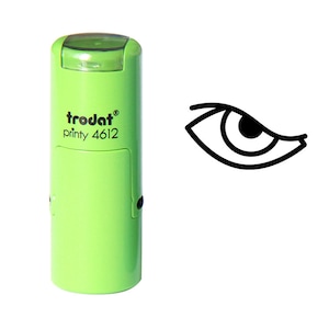 Angry Eye Stamp