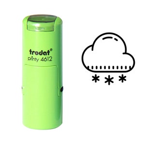 Schnee-Stempel