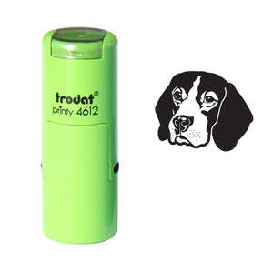 Beagle Face Stamp