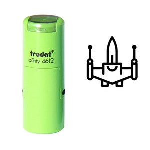 Space Fighter Stempel