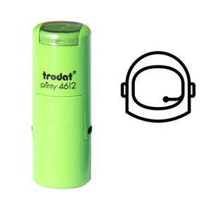 Astronaut Helm Stempel