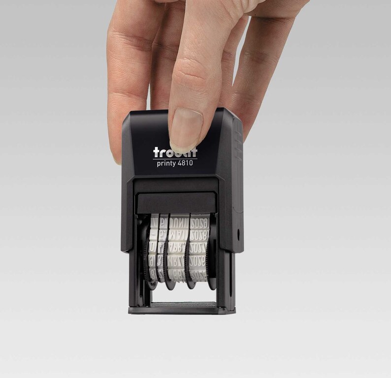 Trodat 4810 Date Stamp Changeable Datesmall Date Stamp Etsy