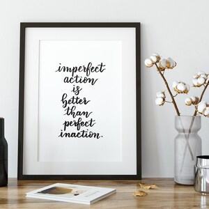 Quote | Hand Lettered | Download | Digital Art Print | Motivational | Print at Home |