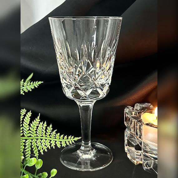 Vintage Gorham King Edward Wine Glass / Vintage King Edward Wine Glass / Gorham Clear Glass Wine Goblet / King Edward Wine Glass -  1