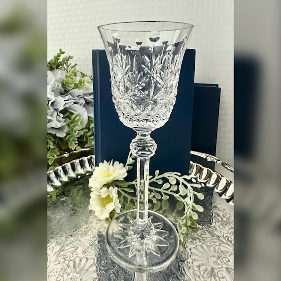 Newport Micheal C Fina Water Glass / Vintage Newport Micheal C Fina Water Goblet / Newport Water Glass Micheal C Fina / Newport Water Glass