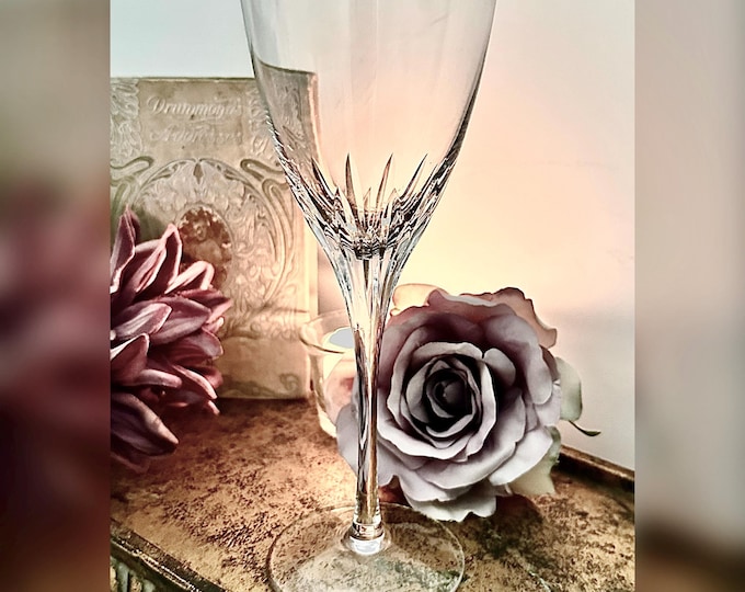 Waterford Marquis Claria Gold Wine Glass Vintage Crystal Replacement