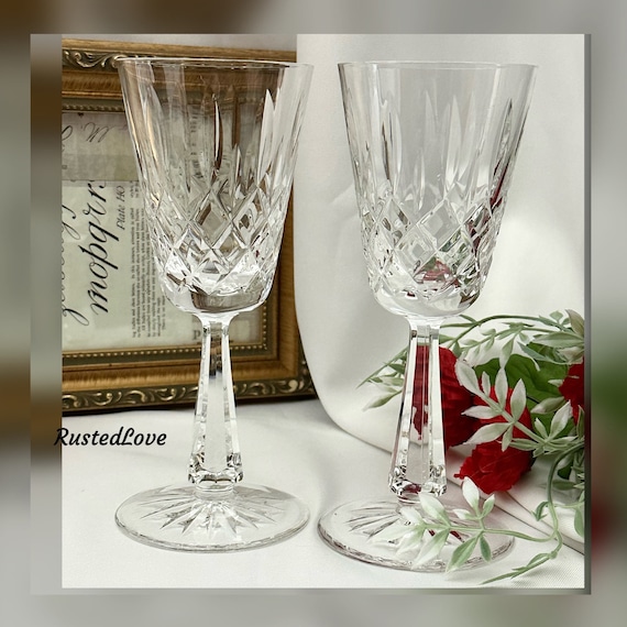 Galway Crystal Clifden Wine Glasses / Galway Clifden Red Wine Glass / Vintage Clifden Wine Glasses / Galway Clifden Vintage Wine Glasses - 2