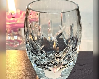 Waterford Lismore Shot Glass Vintage Cut Crystal Barware Star Base