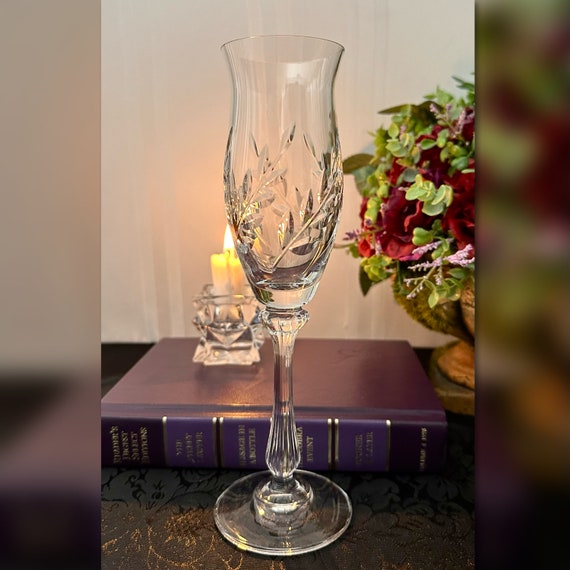 Mikasa Champagne Flute / Vintage Mikasa Versailles Toasting Glass / Versailes Champagne Flute / Wedding Champagne Glass / Toasting Glass - 1