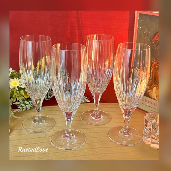 Mikasa Arctic Lights Ice Tea Glasses / Arctic Lights Ice Tea Glass / Mikasa Ice Tea Glasses / Vintage Mikasa Arctic Lights Glasses - 4