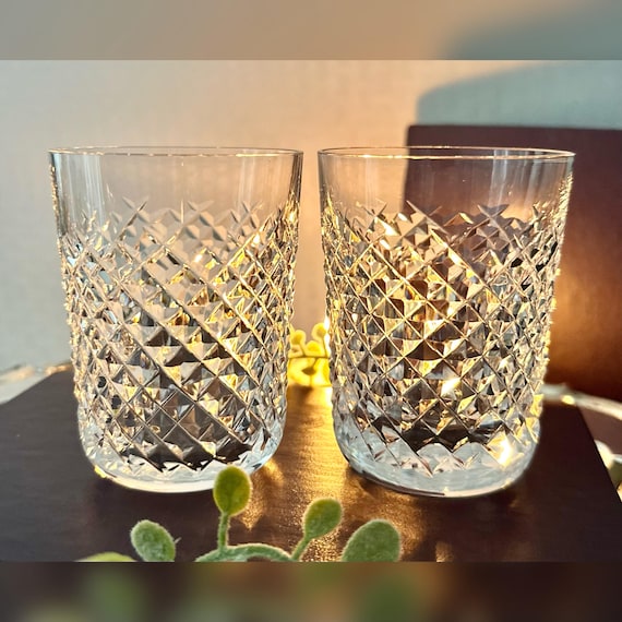 Alana Waterford Crystal Tumblers / Waterford Alana Tumbler Glasses / Alana 5 OZ Crystal Waterford Tumblers / Crystal Waterford Tumblers 2