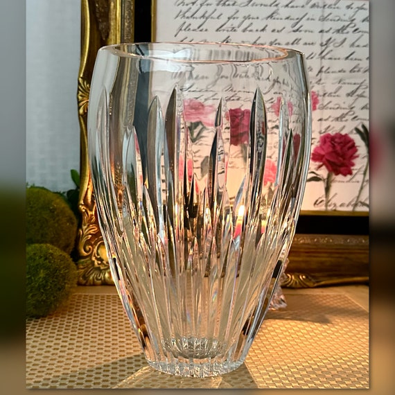 Waterford Crystal Illuminations Vase / Vintage Crystal Waterford Vase / Waterford Illuminations Centerpiece Vase / Vintage Waterford Vase