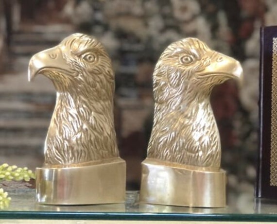 Duck Book Ends solid Brass Vintage Mid Century Modern Nautical Paperweights Pair .......... RustedLoveCo