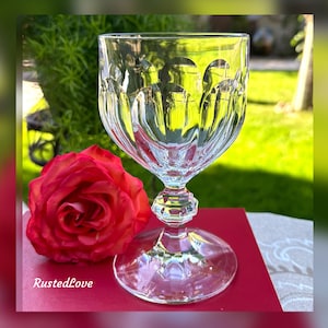 Villeroy & Boch Bernadotte Water Goblet / Vintage Bernadotte Villeroy And Boch Water Glass / Villeroy and Boch Water Glass - 1