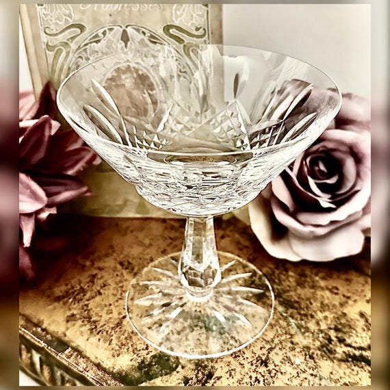 Waterford Kenmare Champagne Glass Vintage Crystal Replacement Stemware