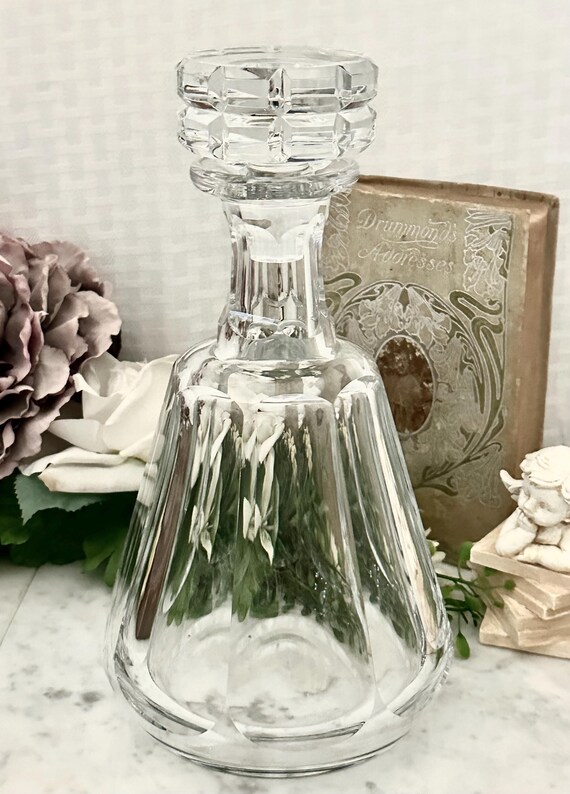 Vintage Baccarat Tallyrand Crystal Decanter, French Barware - Etsy