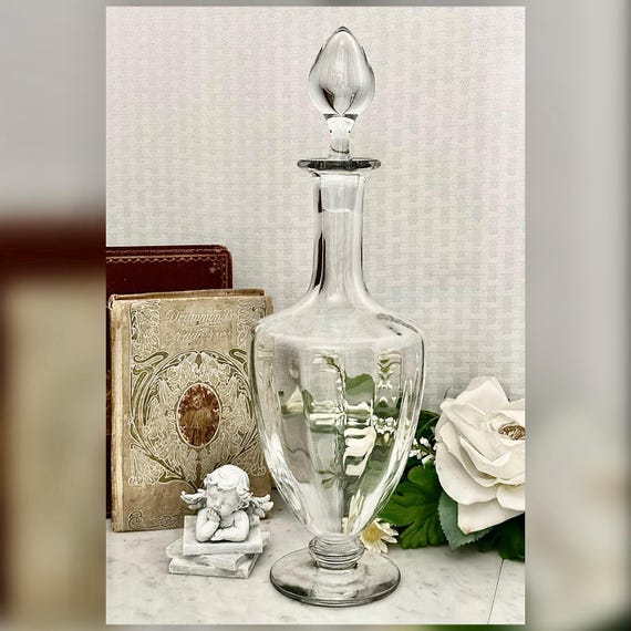 Baccarat Capri Decanter With Stopper Vintage French Barware