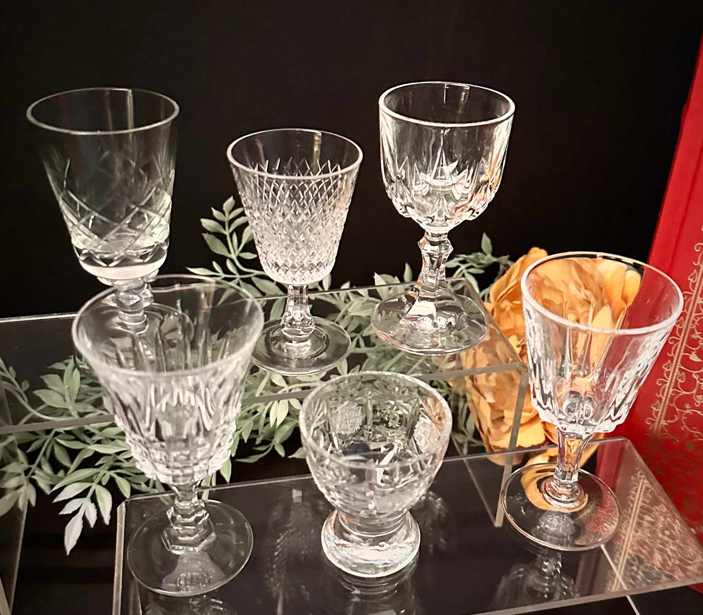 Saint Louis Crystal Cordial Glasses- Set of 12 – Found by Maja