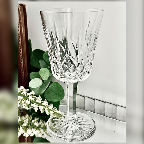 Waterford Lismore Water Glass Vintage Crystal Replacement Goblet
