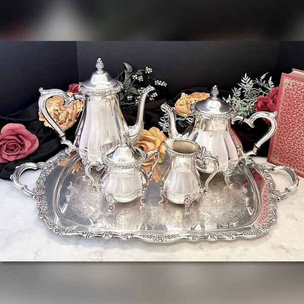 Silver Tea Set Etsy