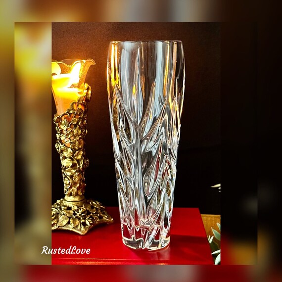 Gorham Star Blossom Vase / Gorham Heavy Blown Glass Vase / Star Blossom Gorham Vase / Gorham Flower Vase / Vintage Gorham Flower Vase