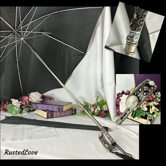 Vintage Italian Umbrella / Decorative Umbrella / … - image 1