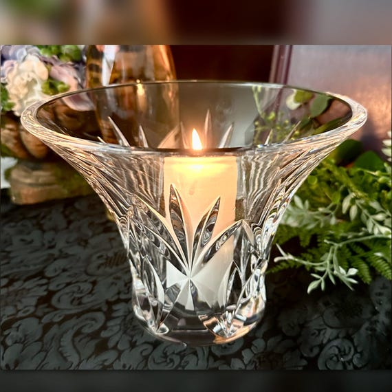Waterford Crystal Caprice Bowl / Waterford Marquis Collection Round Bowl / Waterford Centerpiece Bowl / Crystal Flower Vase / Crystal Bowl