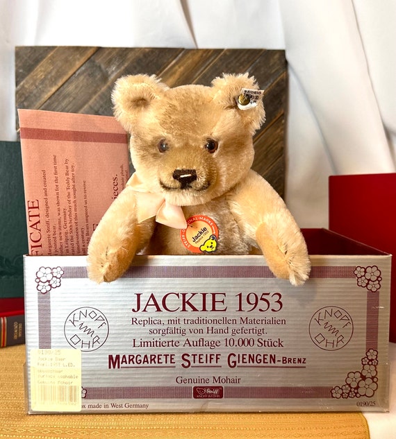 テディベア シュタイフジャッキーJackie Teddy 1953レプリカ Steiff Jackie Bear / Steiff Jackie 1953 Replica Bear