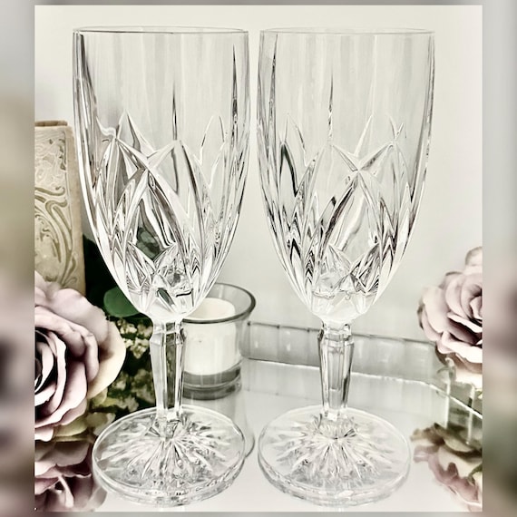 Waterford Marquis Brookside Ice Tea Glasses Beverage Pair