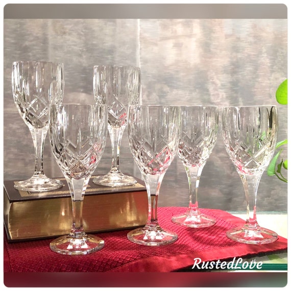 Gorham Lady Anne Signature Water Glasses / Vintage Lady Anne Gorham Water Glasses / Vintage Stemware / Signature Lady Anne Glasses - 6