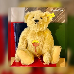 Steiff Classic 1920 Teddy Bear 2003 Brass Mohair Replica Steiff Classic 1920 Teddy Bear 2003 Brass Mohair Replica