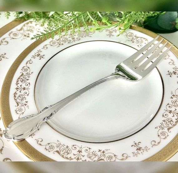 Towle Legato Sterling Silver Salad Fork 6 5/8" Replacement Flatware Single Fork Vintage Sterling Silverware