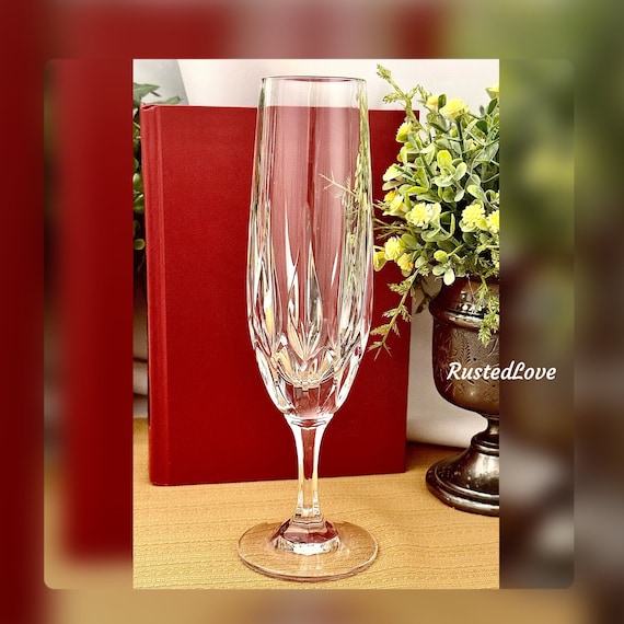 Nachtmann Helena Champagne Flute / Nachtman Helena Toasting Flute / Helena Champagne Glass / Clear Nachtmann Champagne  Flute - 1