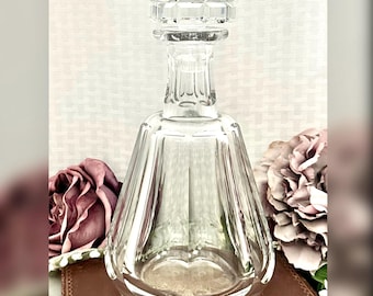 Vintage Baccarat Camus Cognac Decanter: Piccadilly Barware, Signed
