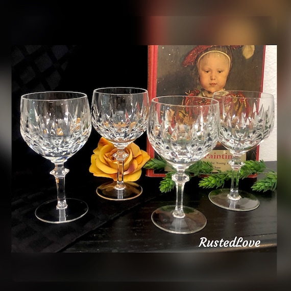 La Scala Gorham Water Glasses / La Scala Gorham Crystal / Gorham Water Goblets / Vintage La Scala Glasses / Vintage Gorham Water Goblets - 4