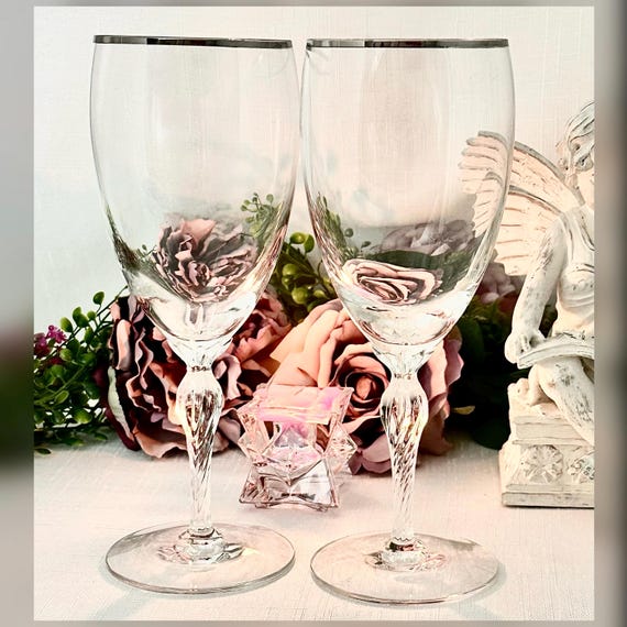 Lenox Madison Platinum Ice Tea Glass Pair Replacement