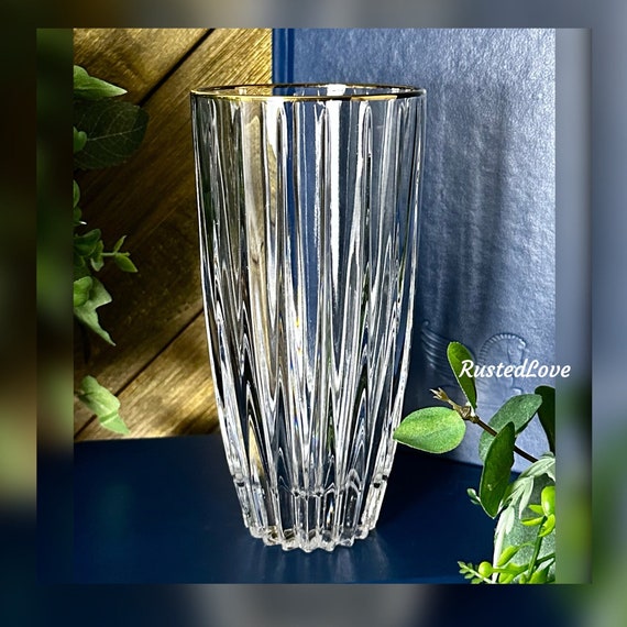 Mikasa Golden Tiara Highball Glass / Mikasa Highball Glass / Vintage Golden Tiara Highball Glass / Gold Trimmed Glass / Tiara Highball - 1