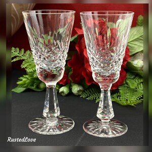 Waterford Crystal Kenmare Sherry Glasses / Kenmare Waterford Sherry Glasses / Kenmare Sherry Glasses / Crystal Waterford Wine Glasses - 2