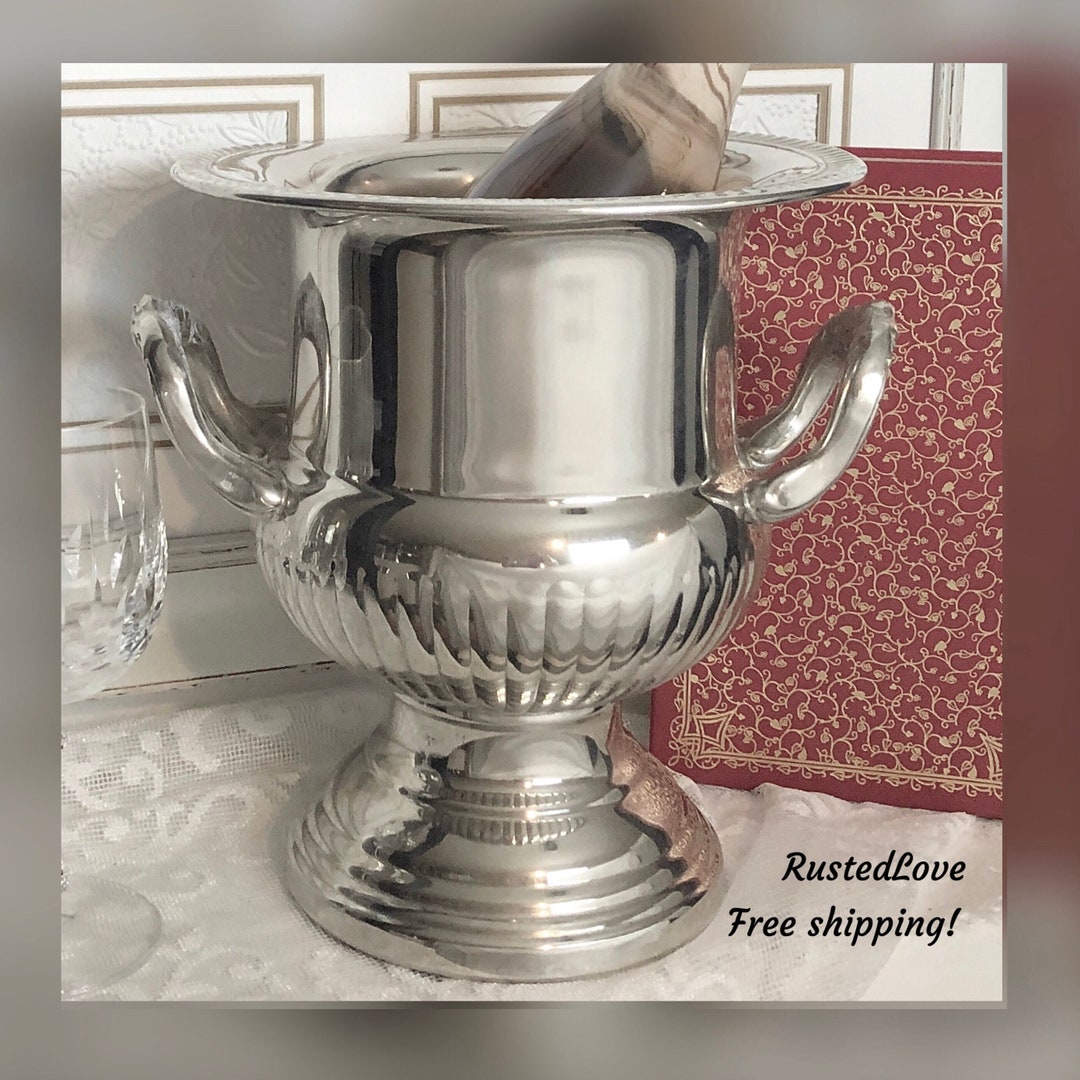 Champagne Bucket / Wine Chiller / Flower Vase / Ice Bucket / Etsy