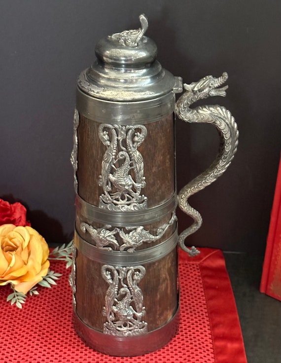 Antique Tankard / St Louis Silver Co. Tankard / Antique Pat -  Denmark