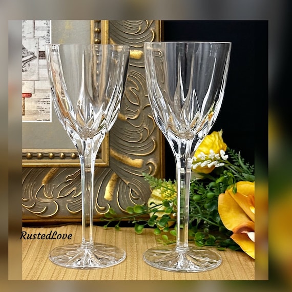 Mikasa Apollo Wine Glasses / Vintage Mikasa Wine Glasses / Mikasa Wine Goblets / Mikasa Apollo Vintage Wine Glasses / Mikasa Stemware - 2